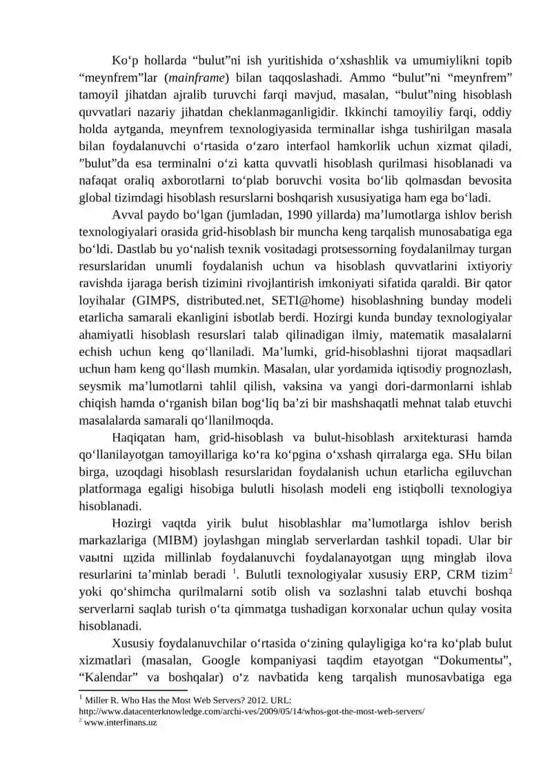 13-mavzu. Bulutli va blokcheyn texnologiyalari bilan ishlash 4