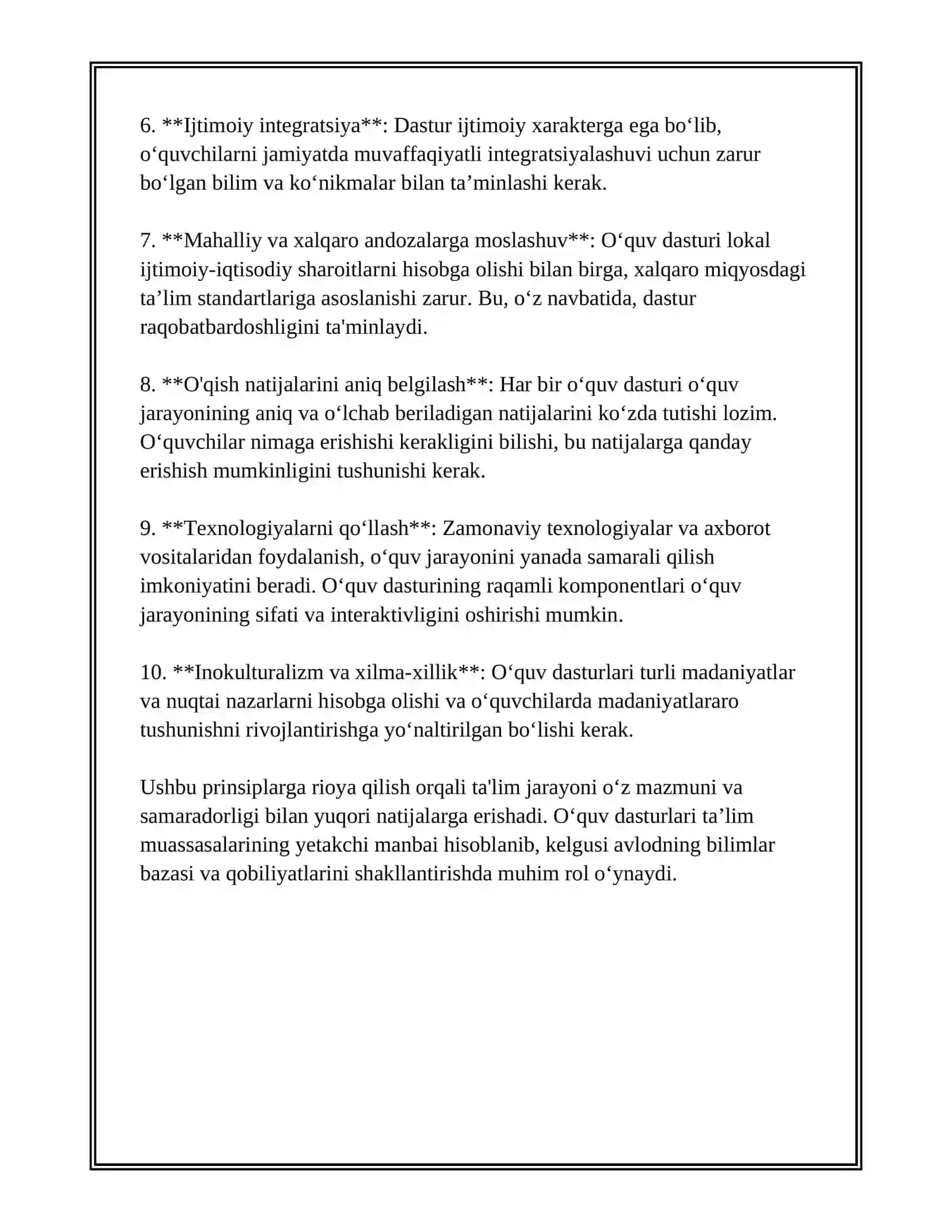 O‘QUV DASTURI VA ISHCHI REJA TUZISH METODIKASI 4