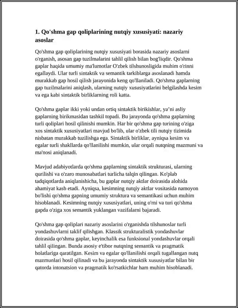 QO'SHMA GAP QOLIPLARINING NUTQIY XUSUSIYLASHUVI 4