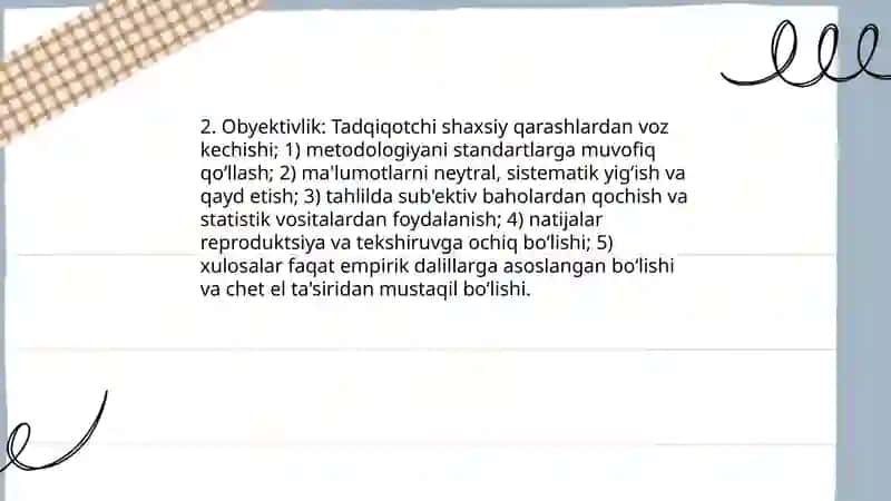 Tadqiqot tamoyillari 4