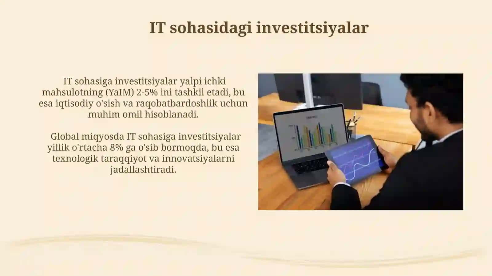 Axborot texnologiyalarining iqtisodiy korsatkichlari 4