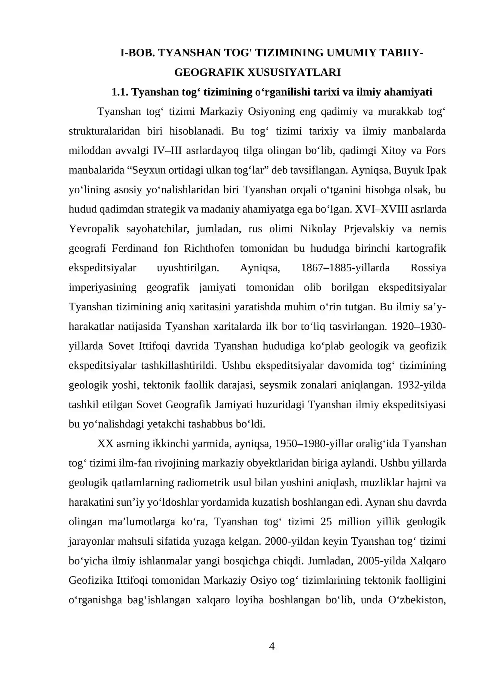 Tyanshan tog' tizimiga tabiiy -qeoqrafik tavsif 4