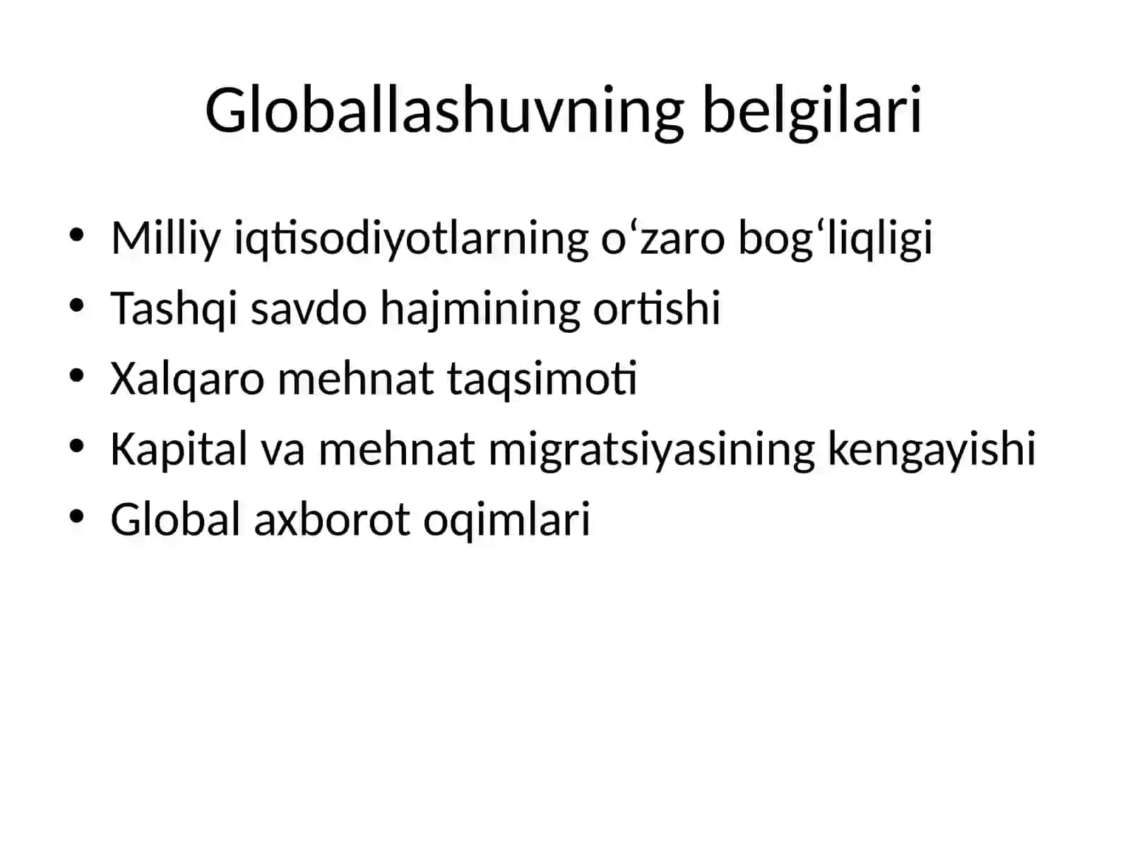 Jahon iqtisodiyot 4