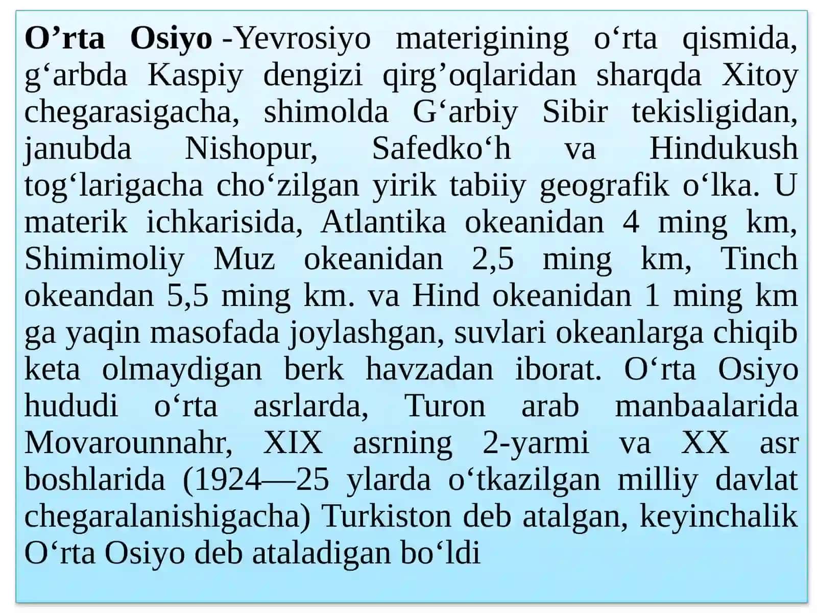 O’rta osiyodavlatlarining MDH va umumiy jahon mehnati taqsimoti 4