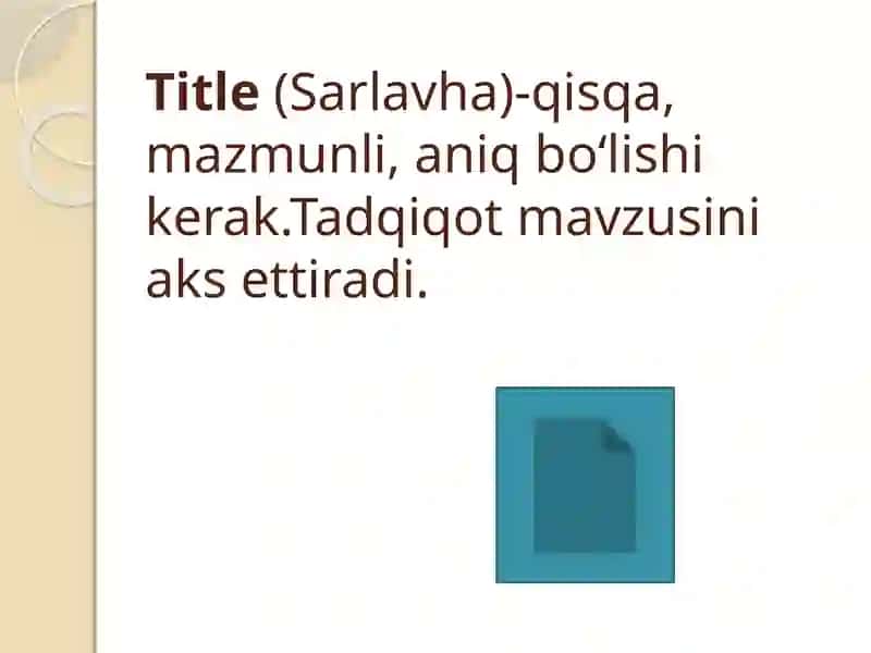 Imrad talabi asosida maqola yozish 4