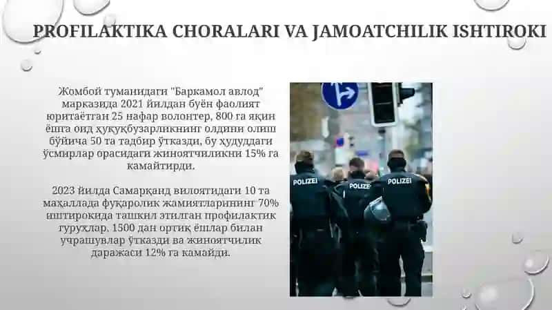 Uyushgan jinoyatchilikning kriminologik tavsifi va ularni oldini olishni tashkil etish 4