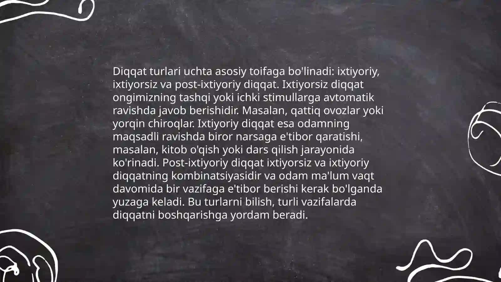 Diqqat va sezgi haqida tushuncha 4