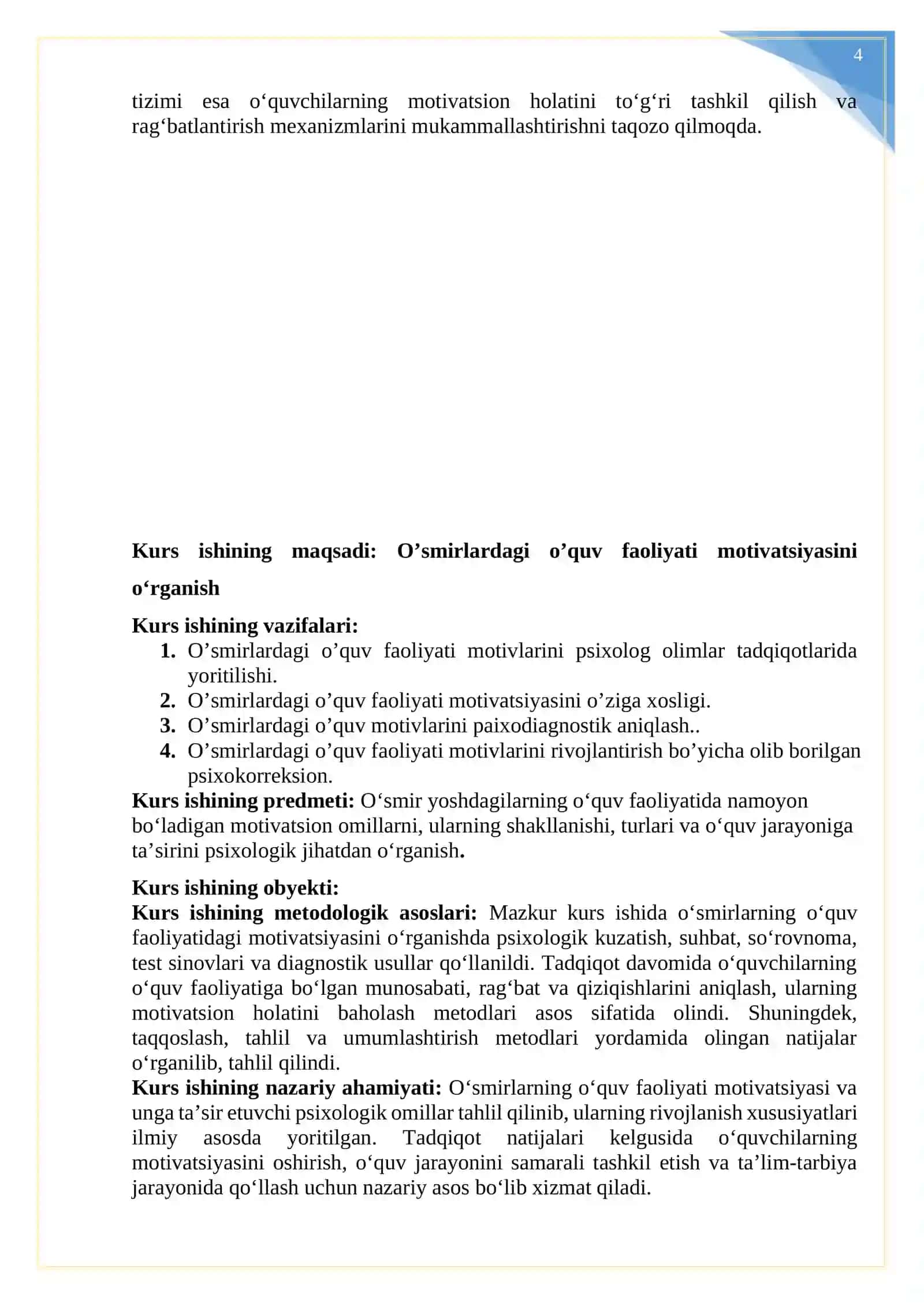 O’smirlardagi o’quv faoliyati motivatsiyasi 4