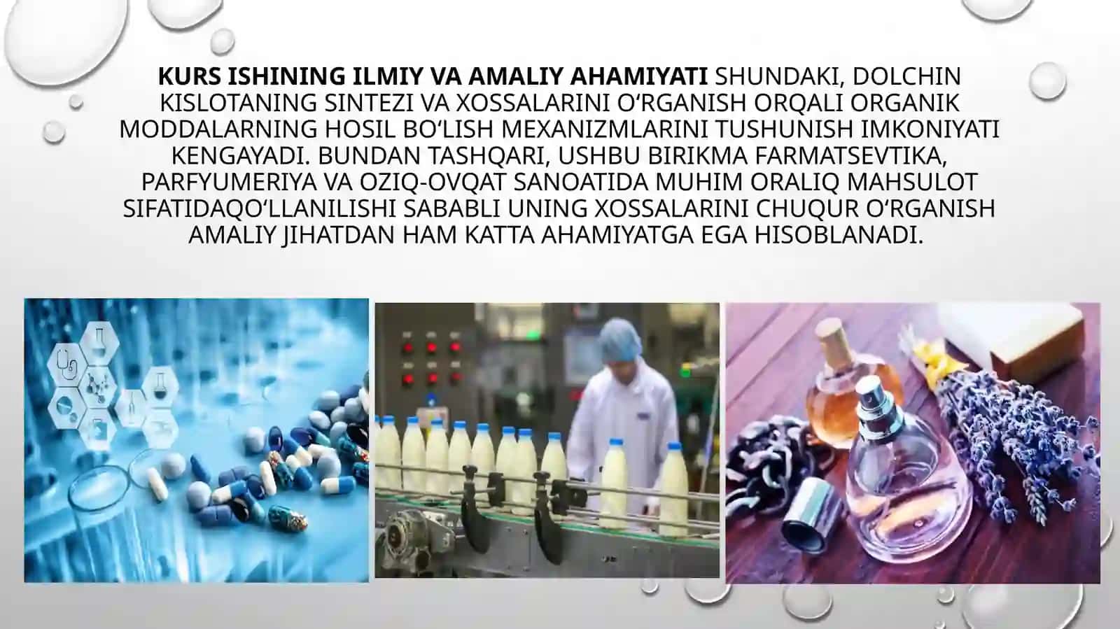 dolchinkislota(pekrinreaksiyasi)sintezi,uningtuzilishivaxossalar 4