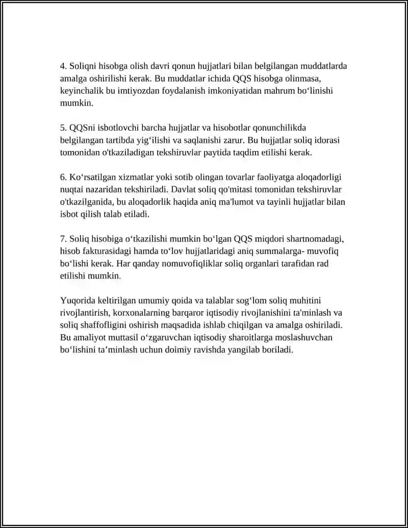 Qo‘shilgan Qiymat Solig‘ini Hisobga O‘tkazish 4