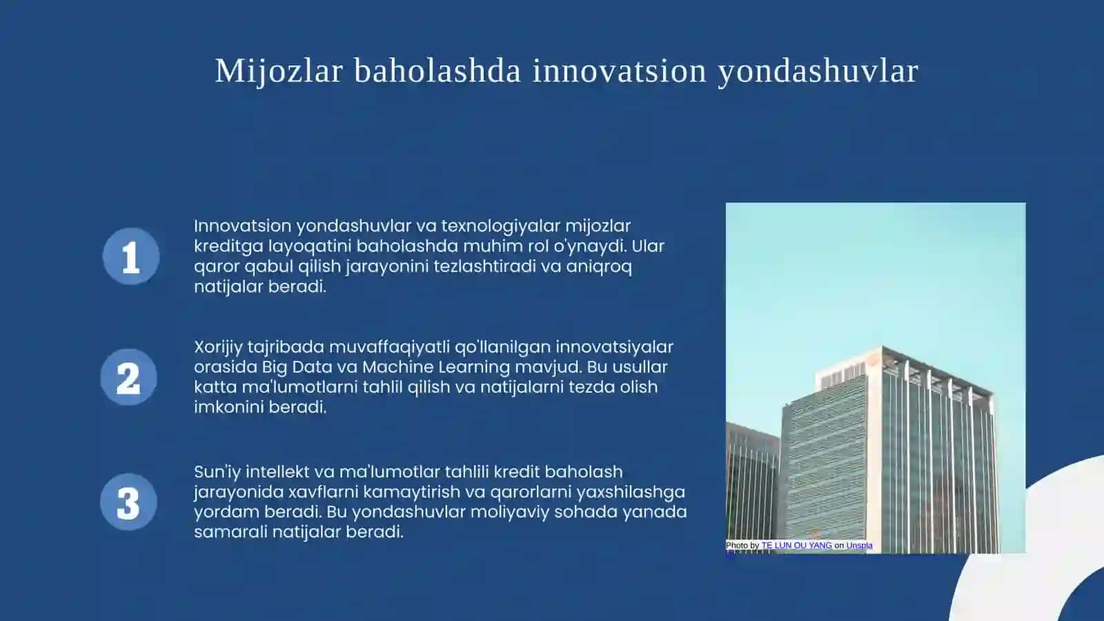 Mijozlar kreditga layoqatli ekanligini baholash xorij tajribasi 4