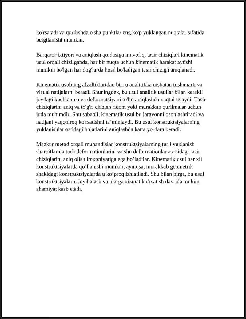 TASIR CHIZIQLARINI CHIZISHNING KINEMATIK USULI 4