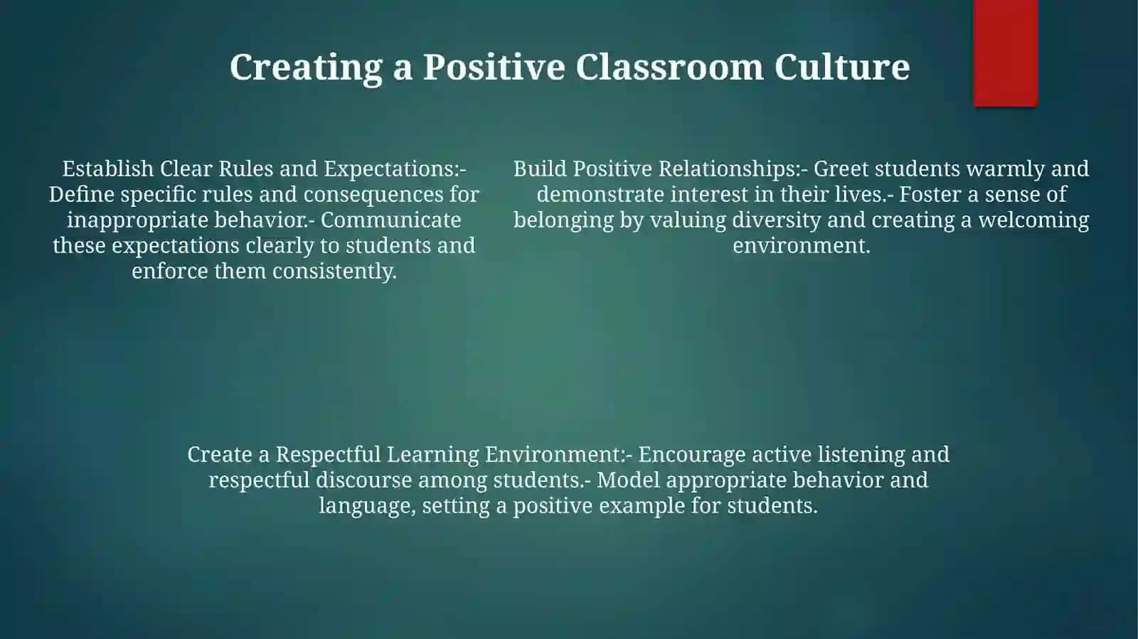 Classroom Management 4
