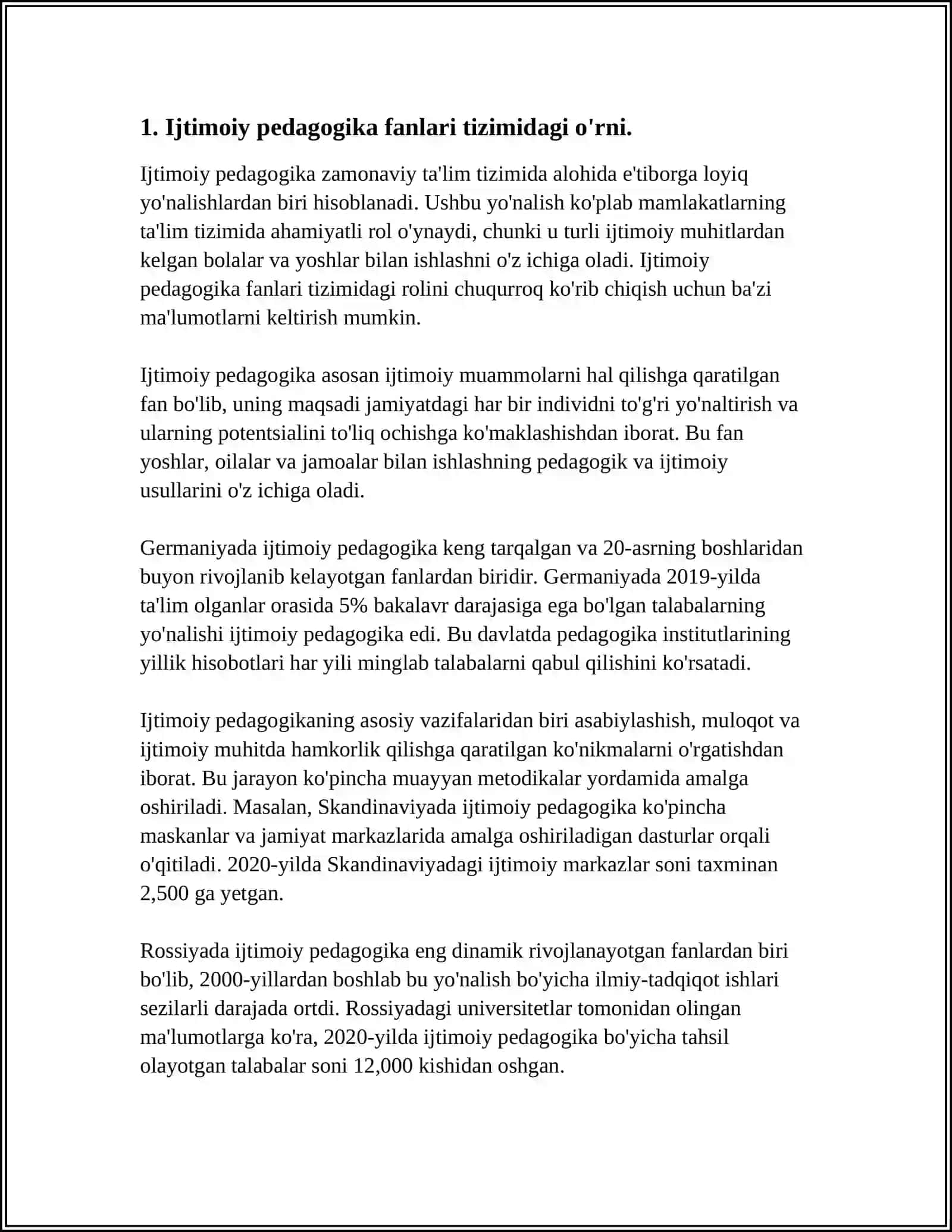 IJTIMOIY PEDAGOGIKA FANI JAMIYAT RIVOJINING ASOSI SIFATIDA 4