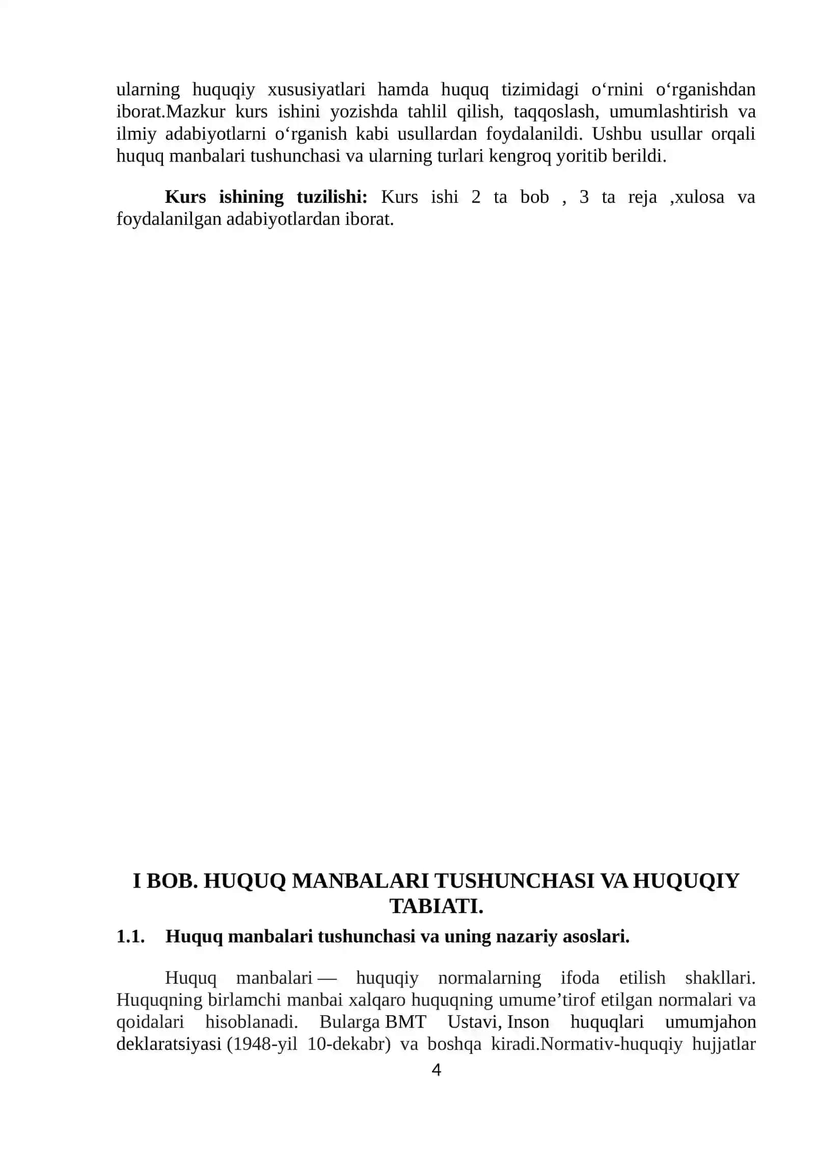 Huquq manbalari va ularning turlariHuquq manbalari va ularning turlari 4