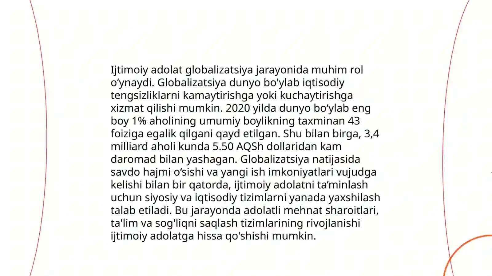 Globalizatsiya va iqtisodiy o'sish: imkoniyatlar va xavflar 4