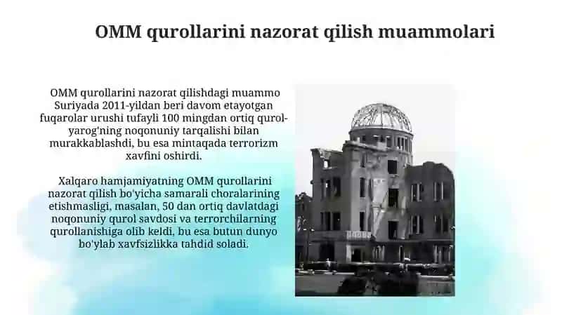 Xalqaro Terrorizm va Ommalashgan Qurollanish: Tarixiy Kuzatishlar 4