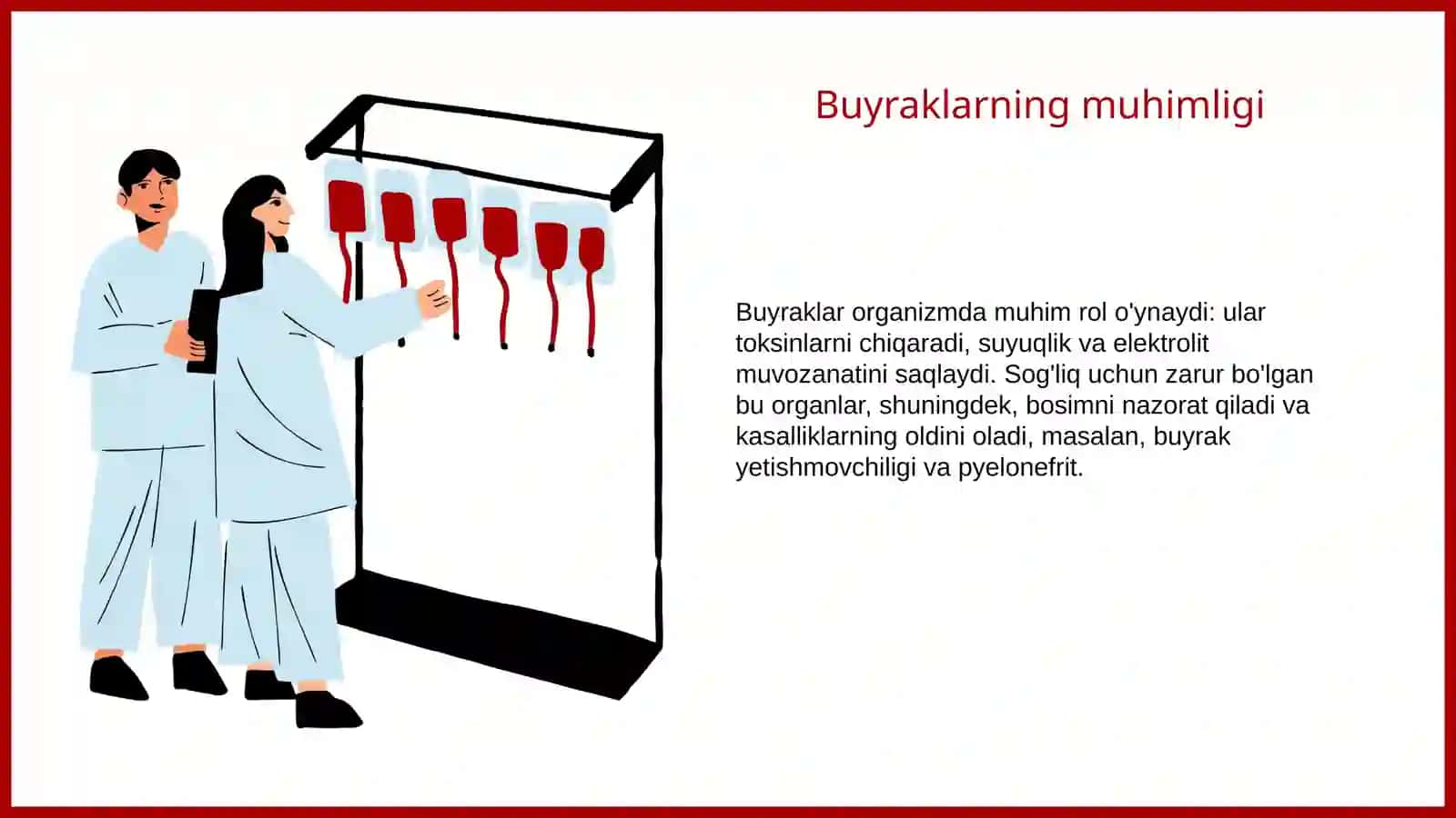 Siydik buyraklariga tegishli tahlil 4