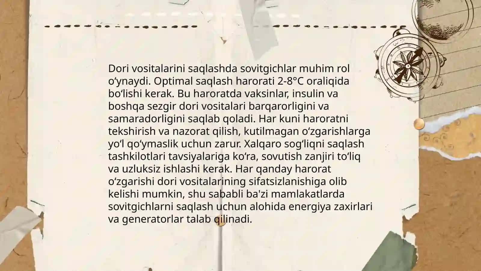 Sovitgichlarni farmatsevtika sanoatida qoʻllanilishi 4