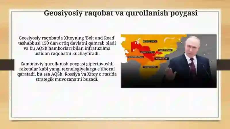 Dunyoda sodir bòlayotgan harbiy siyosiyvaziyatlar 4