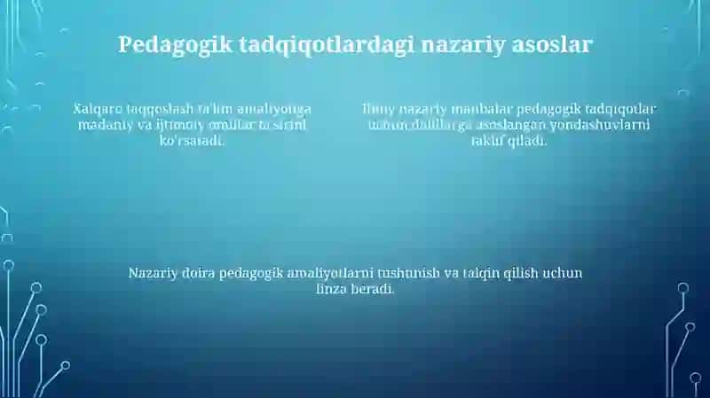 Komprovistik pedagogik izlanishning ilmiy nazariy manbalari 4