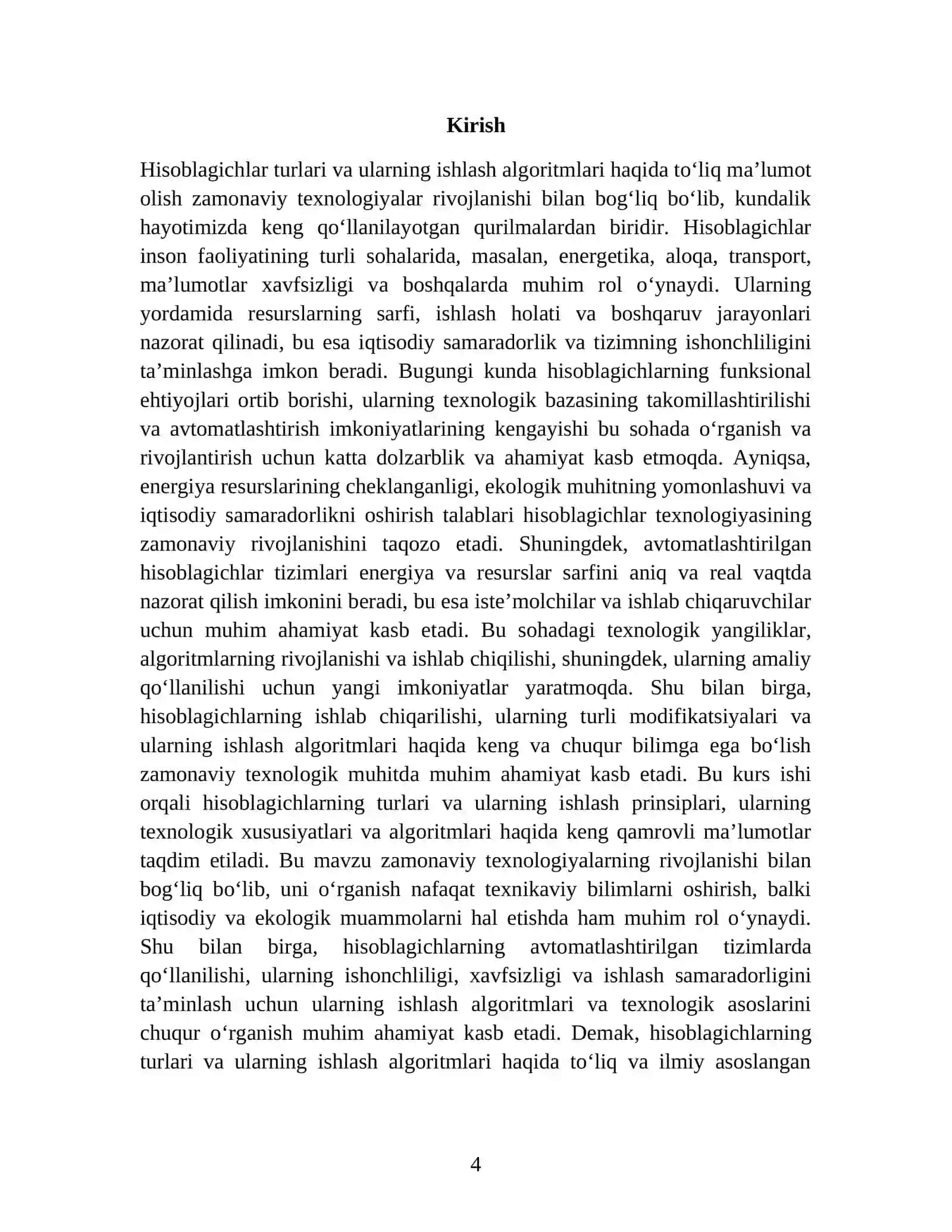 HISOBLAGICHLAR TURLARI VA ULARNING ISHLASH ALGORITMLARI HAQIDA TOʻLIQ MAʼLUMOT 4