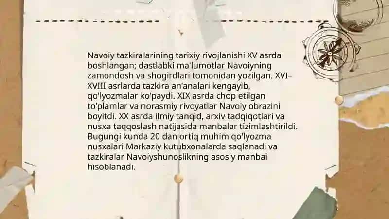 Navoiy tazkiralari 4
