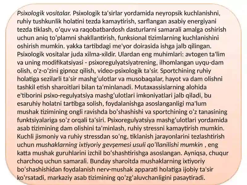 SPORTDA ISHLATILADIGAN DOPING VA UNGA QARSHI KURASH 4