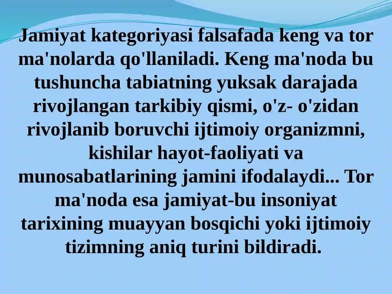 Jamiyatfalsafasi.Hozirgizamonjamiyatiningglobalmuammolarivajamiyatnirivojlantirishistiqbollari 4