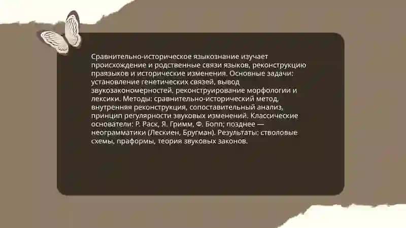 Направления и школы в истории развития языкознания 4