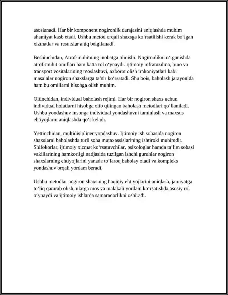 IJTIMOIY ISHDA SALOMATLIK VA NOGIRONLIKNI OʻRGANISH 4