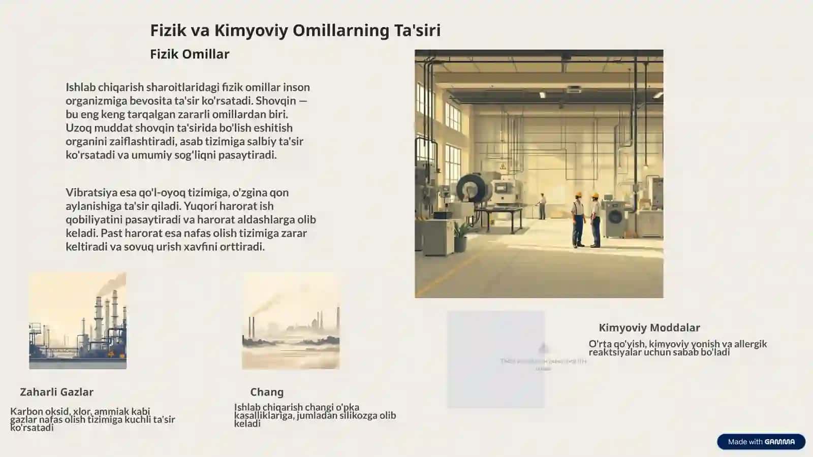 Mehnat Gigiyenasi va Kasb Tanlashda Tibbiy Maslahat 4
