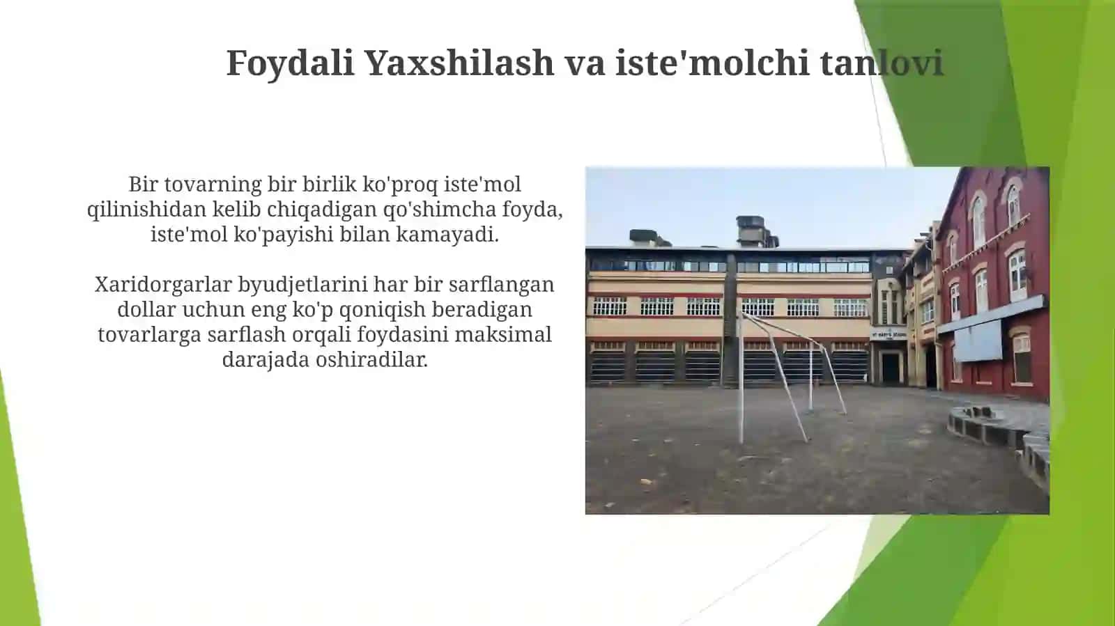 Marjinalizm taʼlimoti va neoklassik iqtisodiy maktablar 4