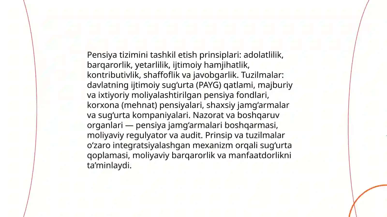 Pensiya ta’minoti bo’yicha ishni tashkil etish 4