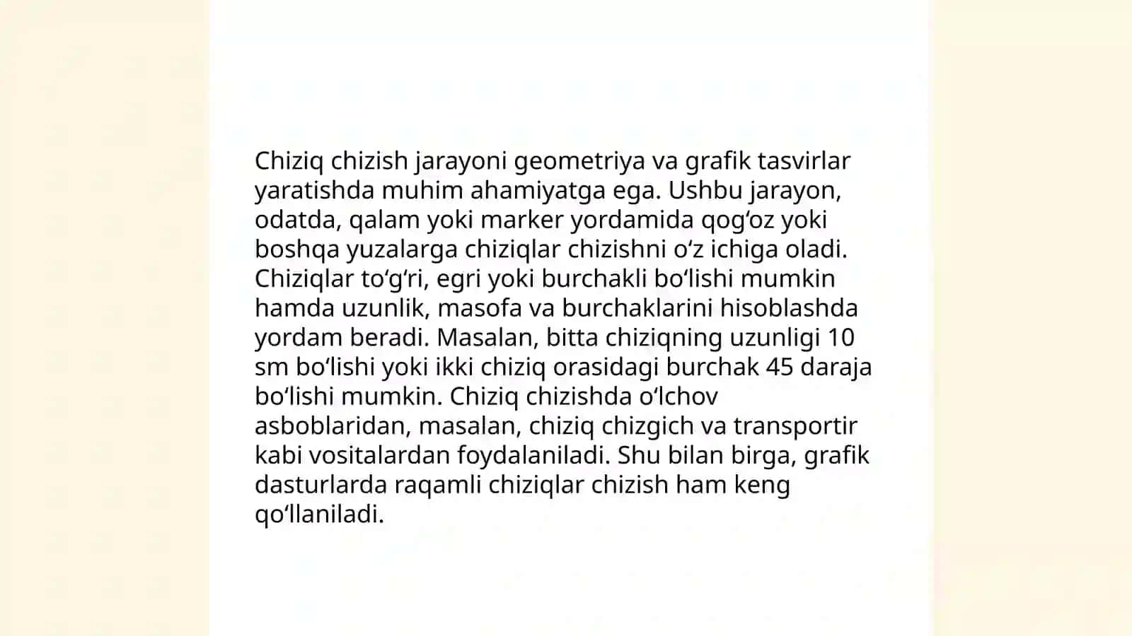 Egri chiziqlar va sirtlar uchun Brezenxli algoritmi 4