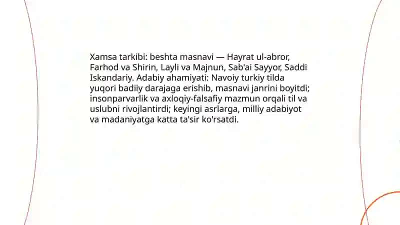 Alisher Navoiy ijodi 4