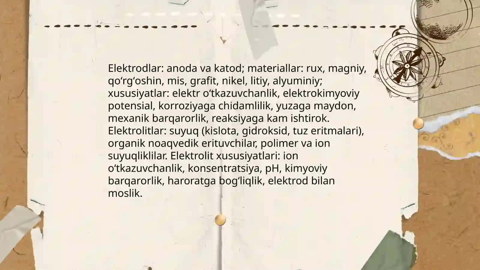 Galvanik elementlar. Akkumulyatorlar 4
