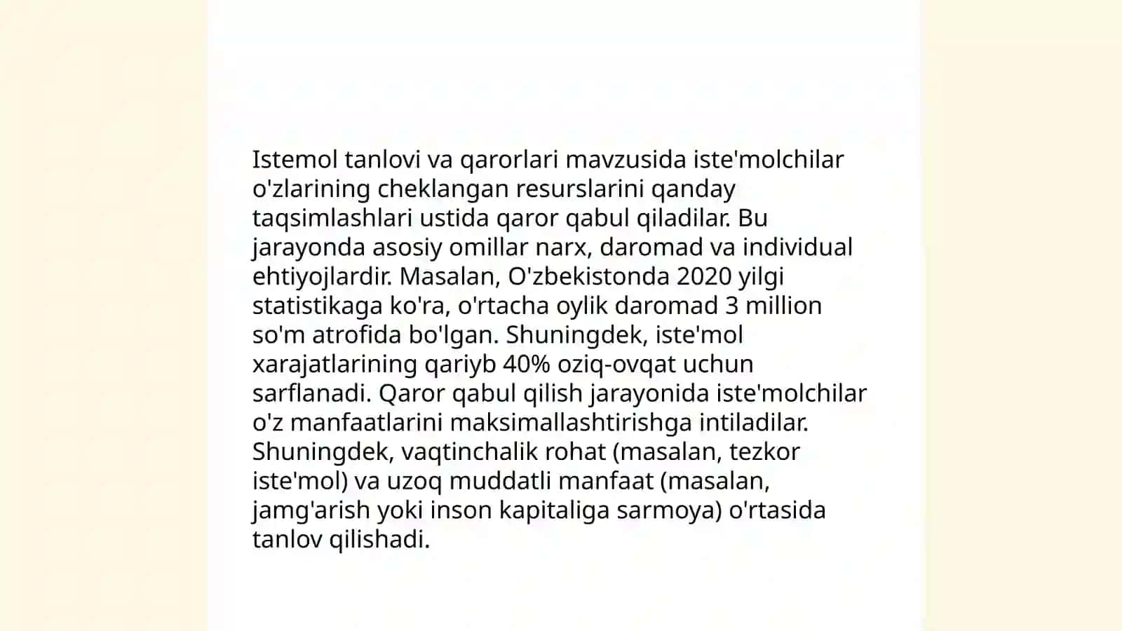 Istemolchilar hati-harakat nazariyasi 4