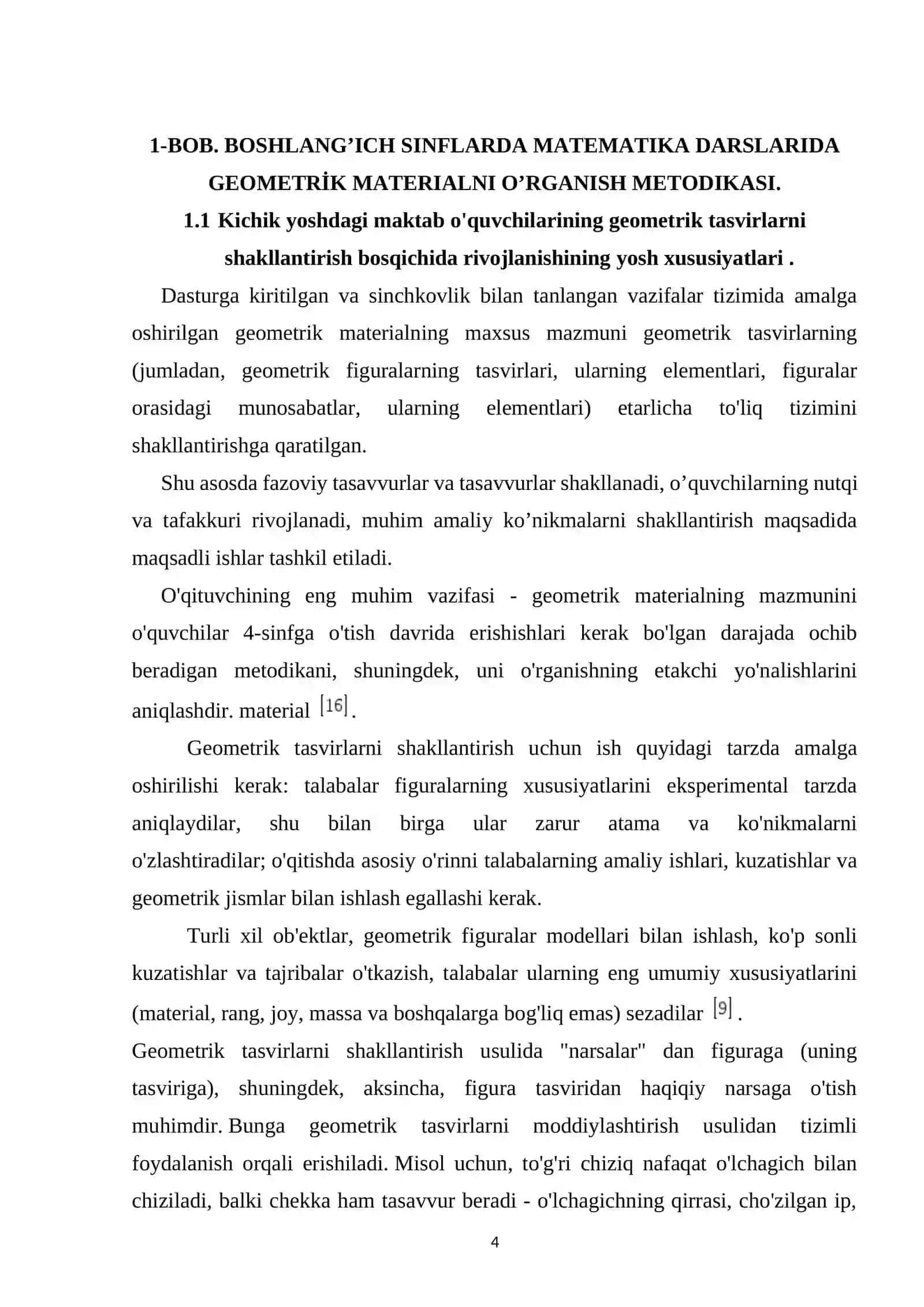 BOSHLANG'ICH SINF MATEMATIKA DARSLARIDA DOIRA VA AYLANA BILAN TANISHTIRISHDA KO'RSATMALI VA KO'RGAZMALILIKNING AHAMIYATI 4