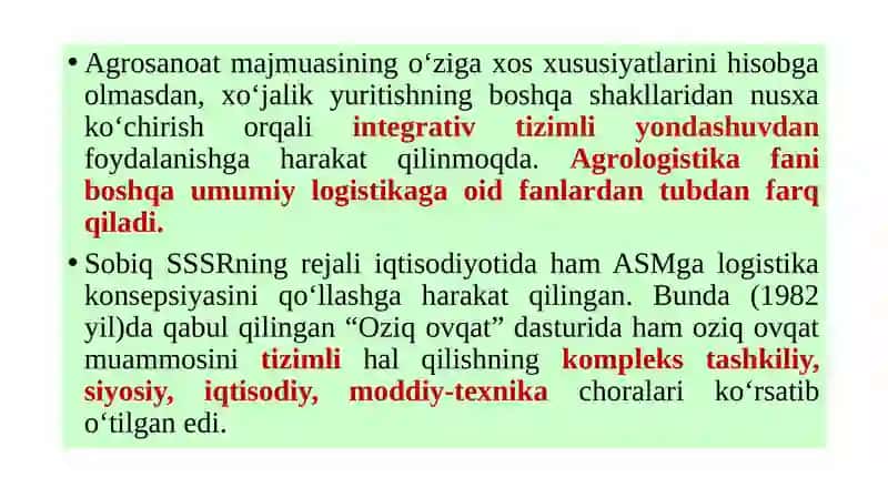 AGROSANOAT MAJMUASIDA LOGISTIKA KONSEPSIYASI 4