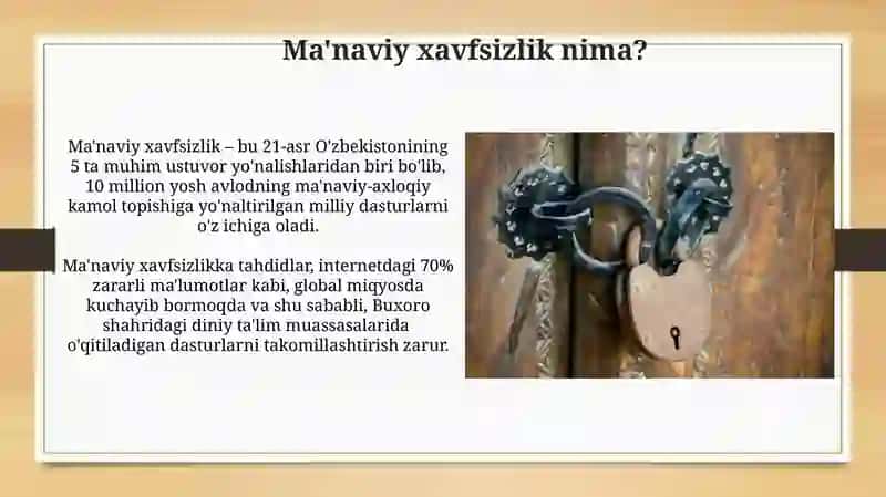 Ma'naviy xavfsizlik 4