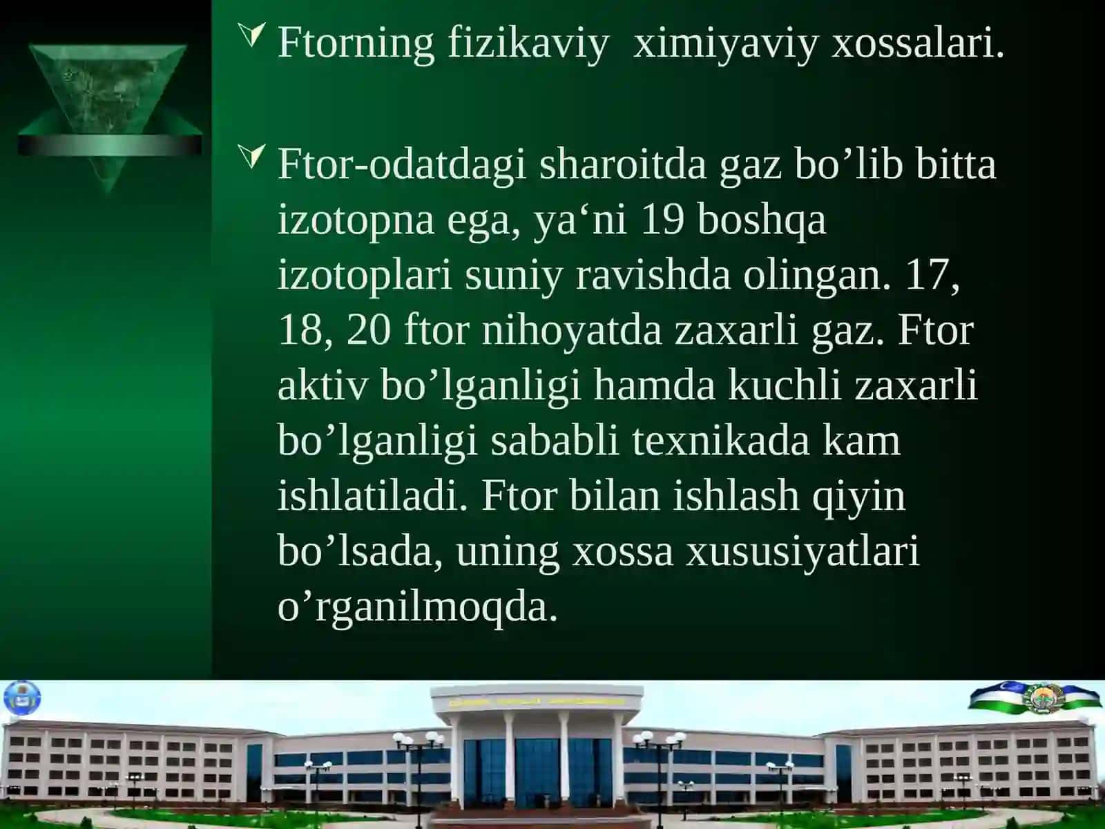 Yettinchi guruhning p-elementlari 4