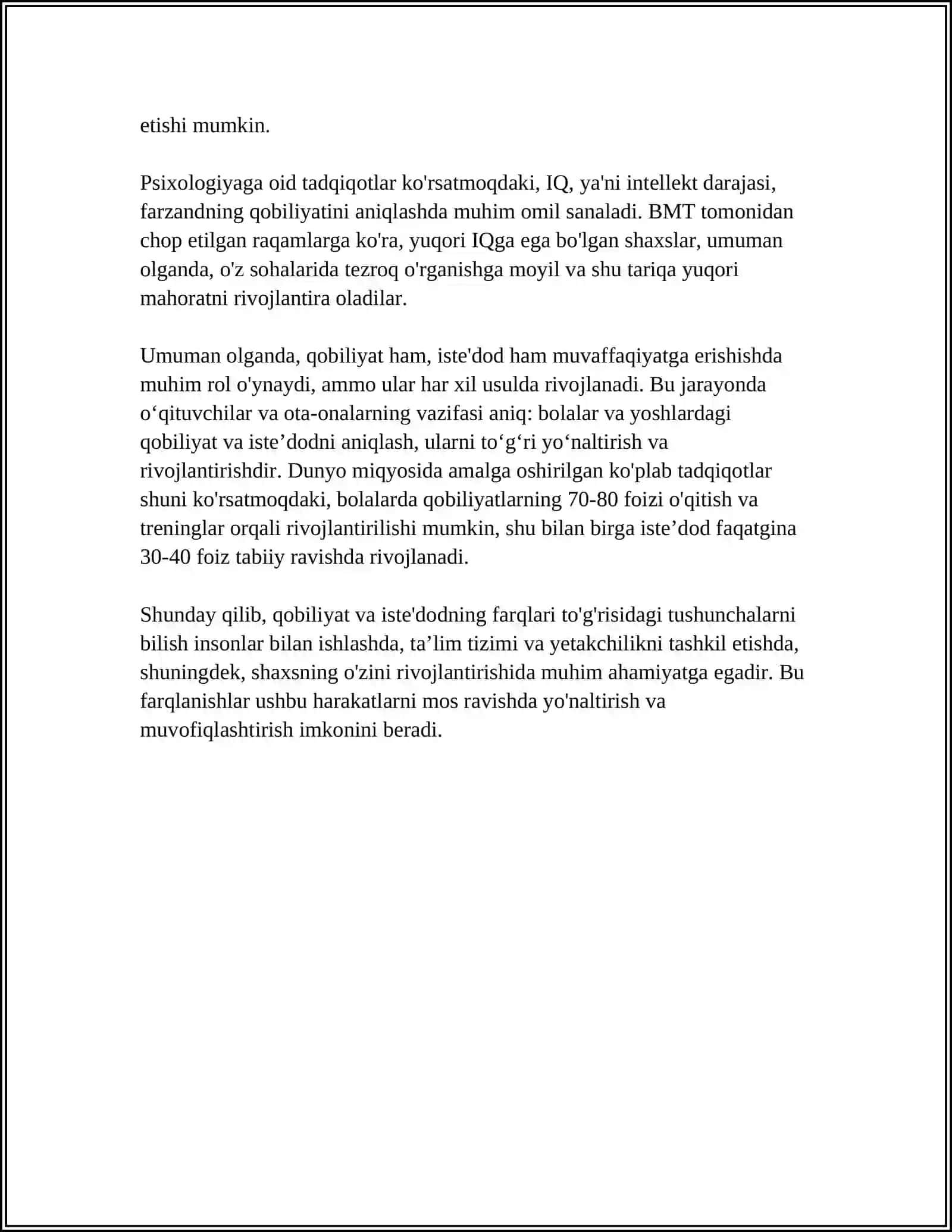 QOBILIYAT 4