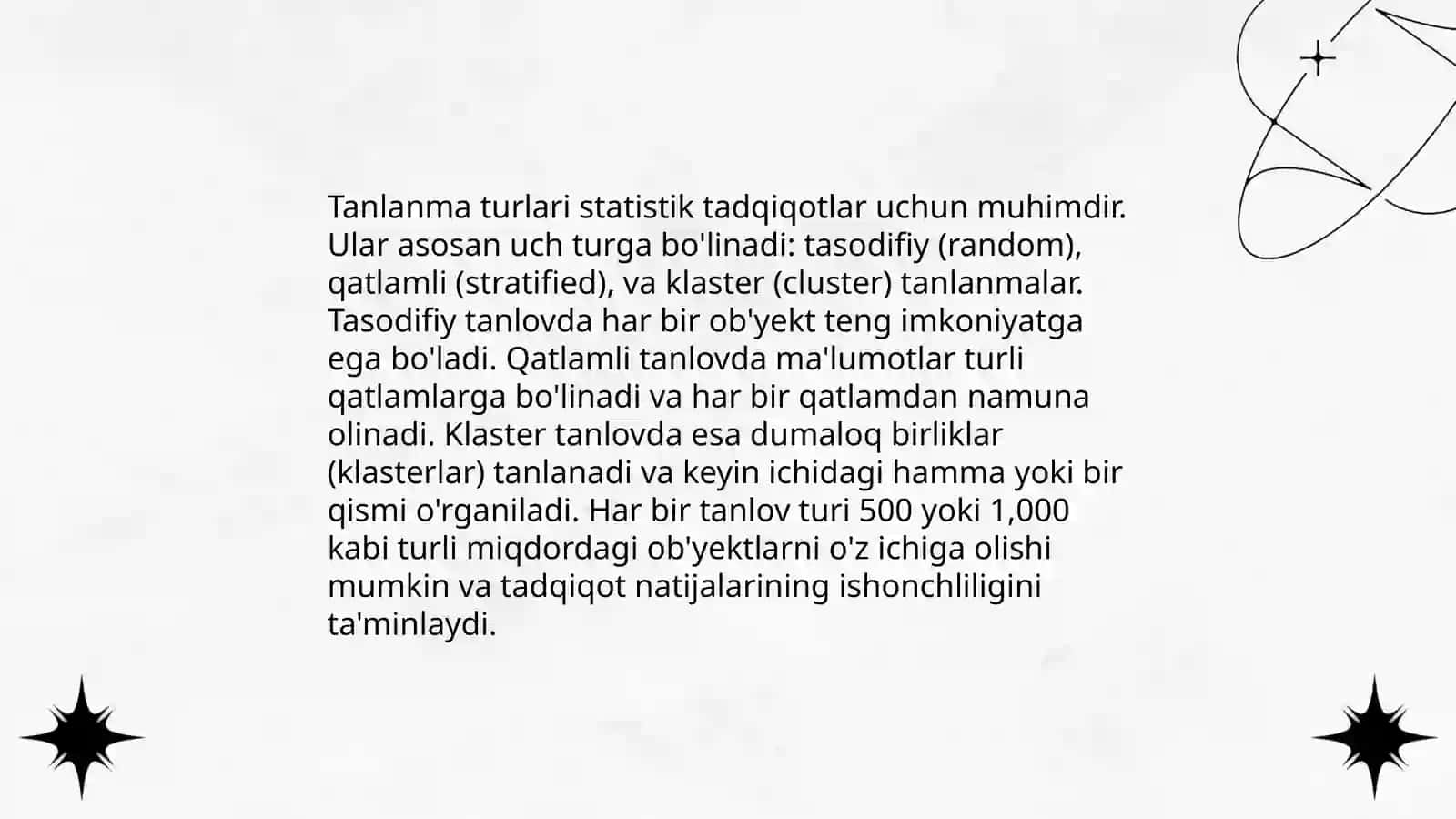 Tanlanma nazariyasi 4