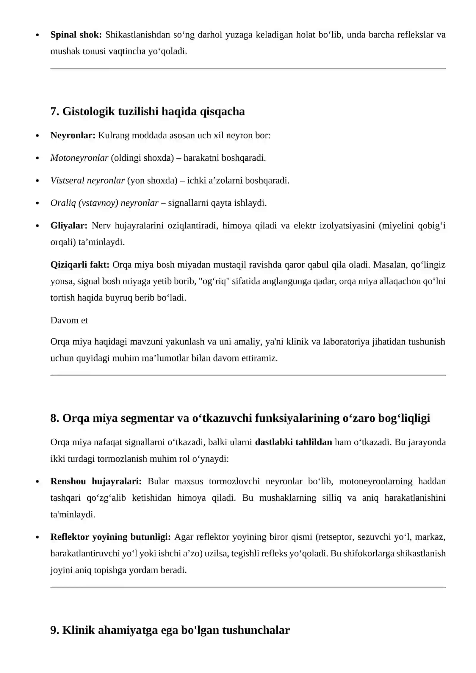 Orqa miyya anatomiyasi va fiziologiiyasi 4