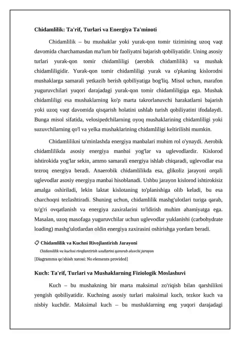 Chidamlilik va Kuch: Ta'riflar, Turlari va Fiziologiyasi 4