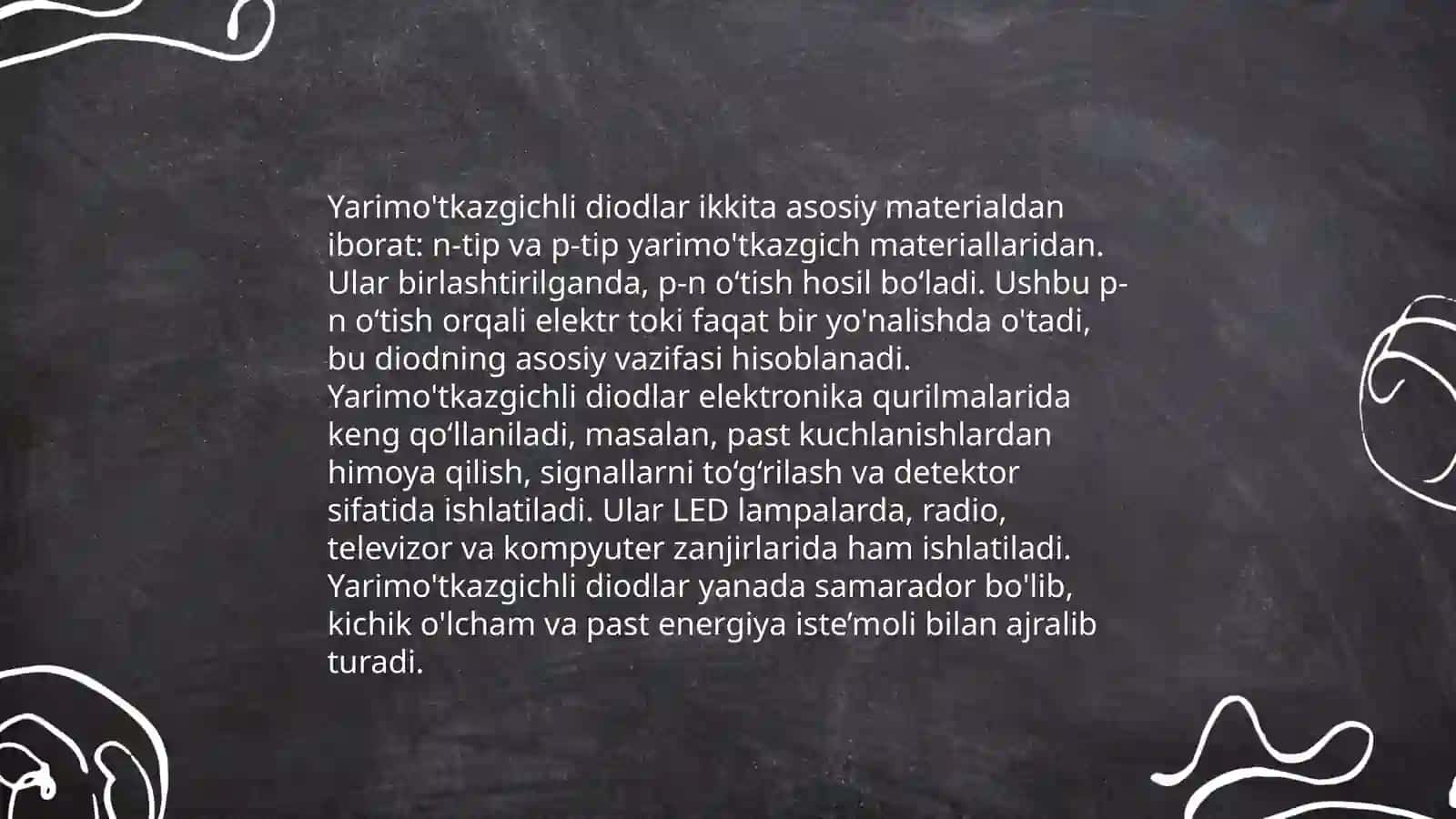 Yarimo'tkazgichli asboblar va ularning texnikada qo'llanishi 4