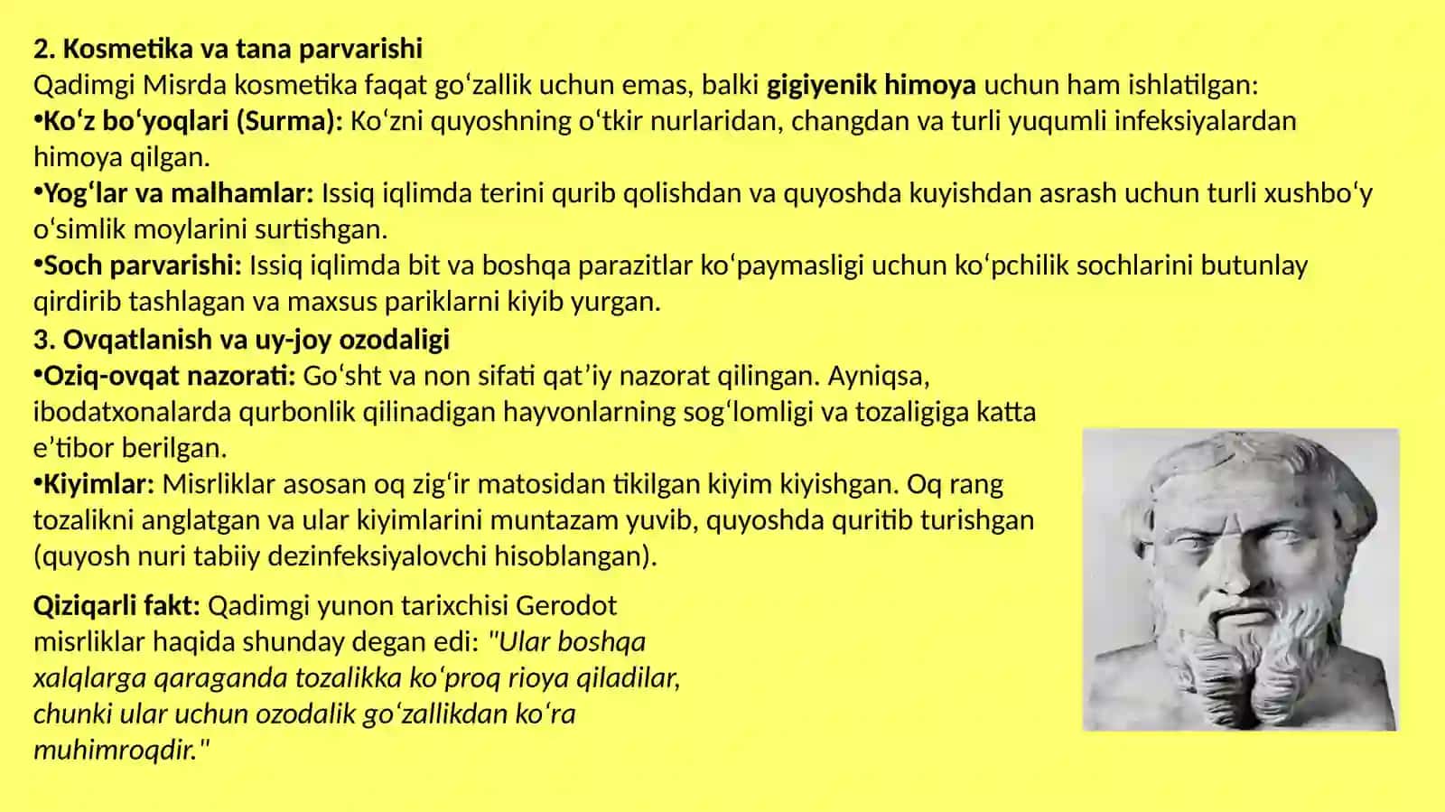 Gigiyenaning rivojlanish tarixi. Gigiyenaning qadimgi davrdashakllanishi, XIX va XX asrlardagi taraqqiyoti 4
