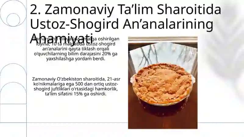 Pedagoglik kasbi rivojlantirishda ustoz shogird an’analari 4