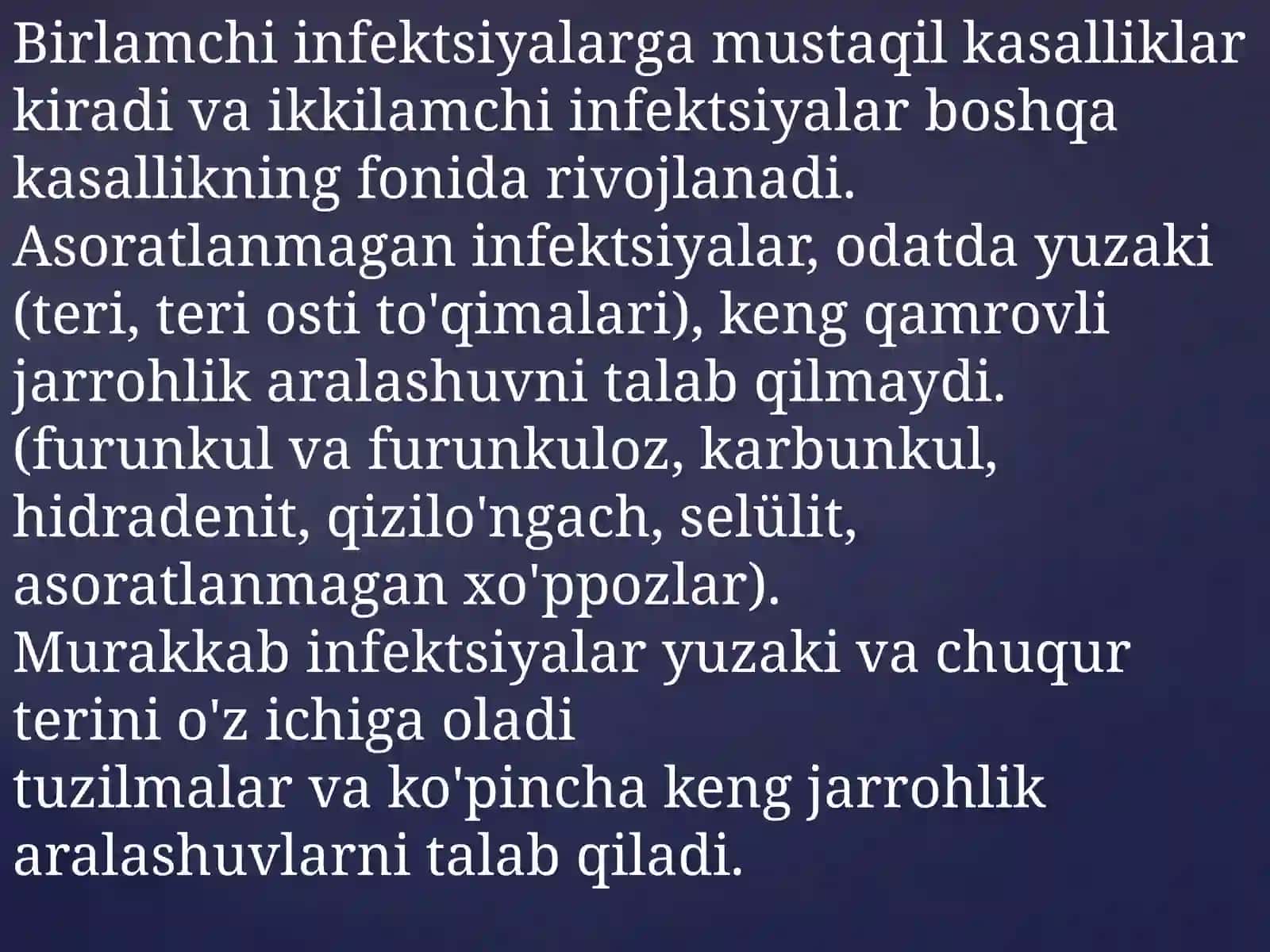 Yumshoq to'qimalar xirurgik infeksiyasi 4